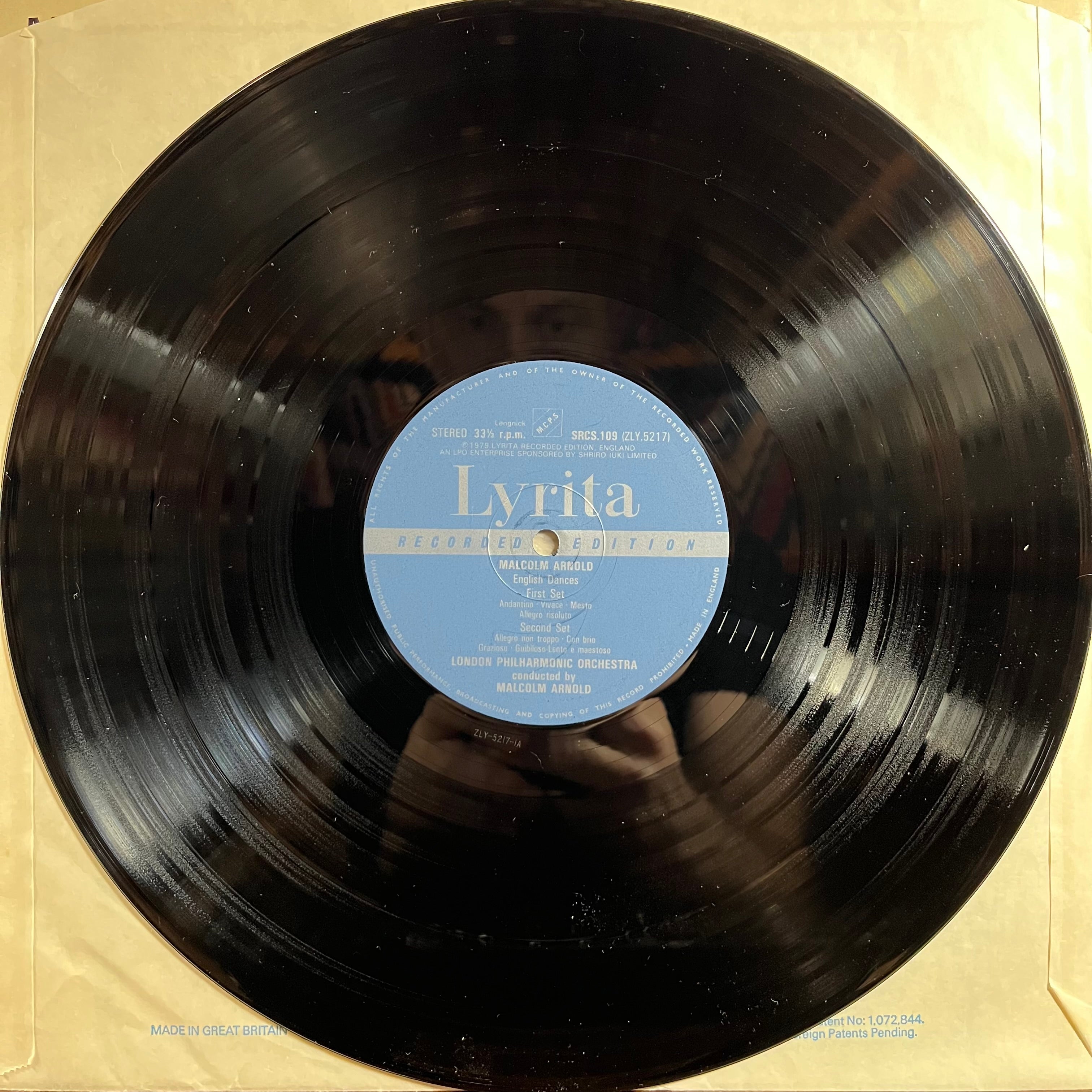 English ∙ Scottish & Cornish Dances (VINYL) | Near Mint- (NM-) Excellent+ (EX+)