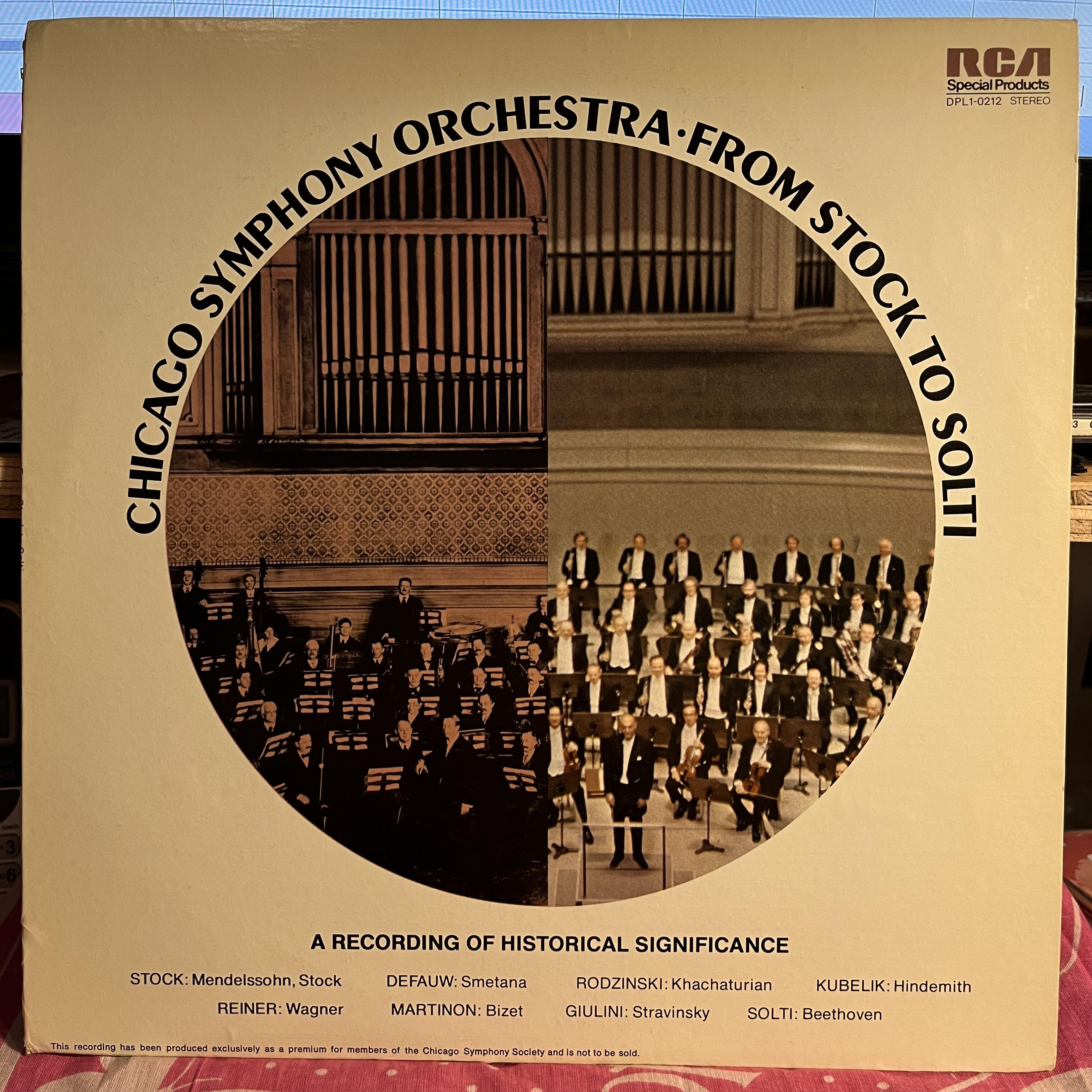 Chicago Symphony Orchestra - From Stock To Solti - A Recording Of Historical Significance | Near Mint (NM) Excellent (EX)