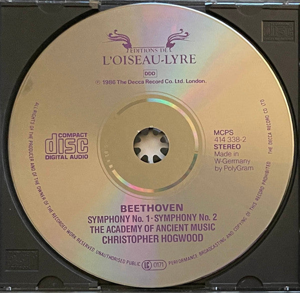Ludwig Van Beethoven - Symphonies 1 & 2 (CD) | Near Mint (NM) Near Mint (NM)