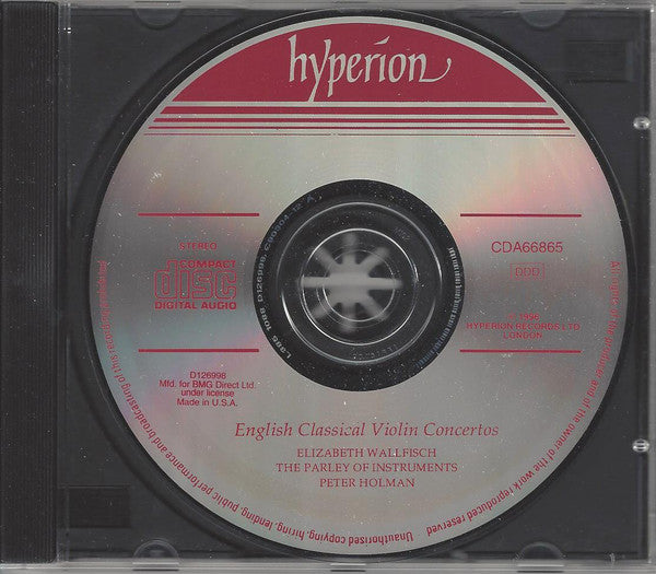 English Classical Violin Concertos (CD) | Near Mint (NM) Near Mint (NM)