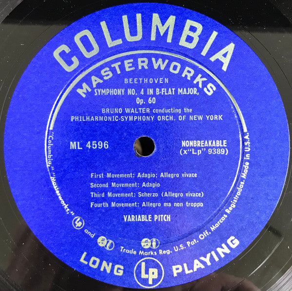 Ludwig van Beethoven - Symphonies No 2 In D Major, Op. 36 And No 4 In B-Flat Major, Op. 60 | Near Mint (NM) Excellent (EX)