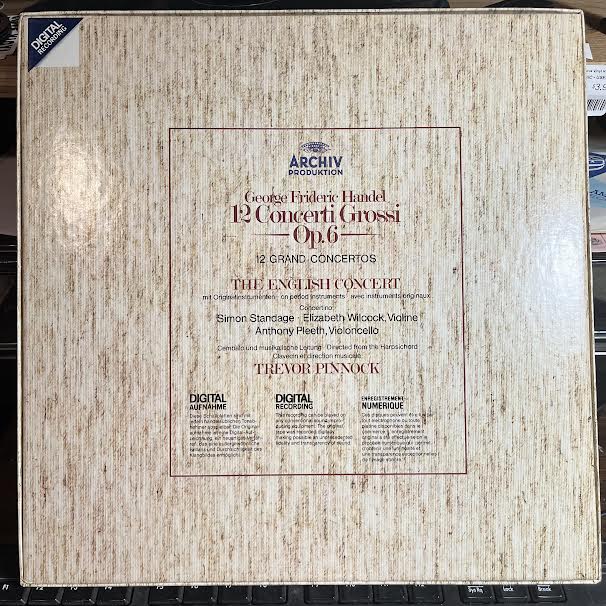 Georg Friedrich Händel - 12 Concerti Grossi Op. 6 (3xVINYL BOX) | Near Mint (NM or M-)