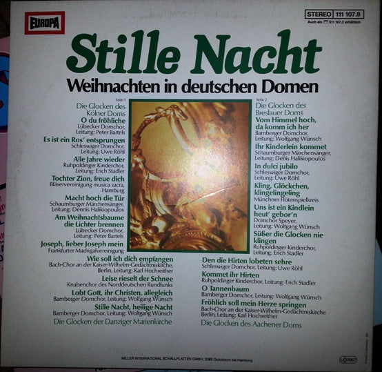 Ruhpoldinger Kinderchor - Stille Nacht - Weihnachten In Deutschen Domen | Near Mint (NM) Near Mint (NM)