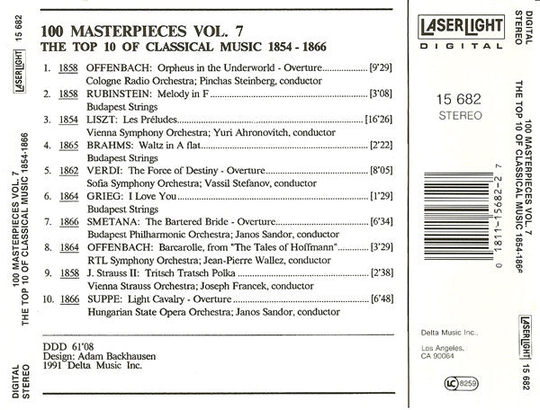 Various - The Top 100 Masterpieces Of Classical Music: 1685-1928 *10XCD BOX* | Near Mint (NM) Near Mint (NM)