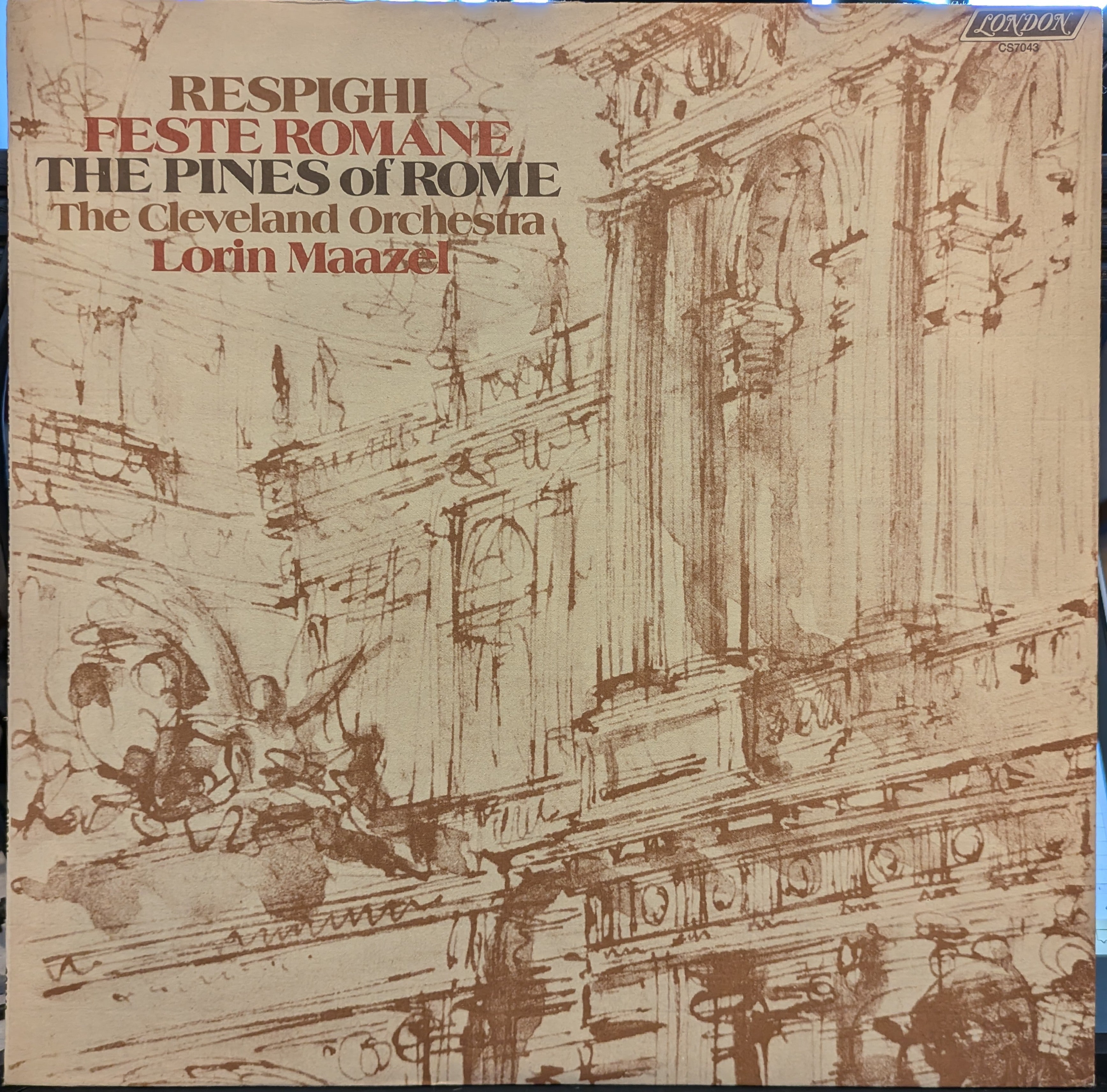Ottorino Respighi - Feste Romane / The Pines Of Rome | Near Mint (NM) Excellent+ (EX+)
