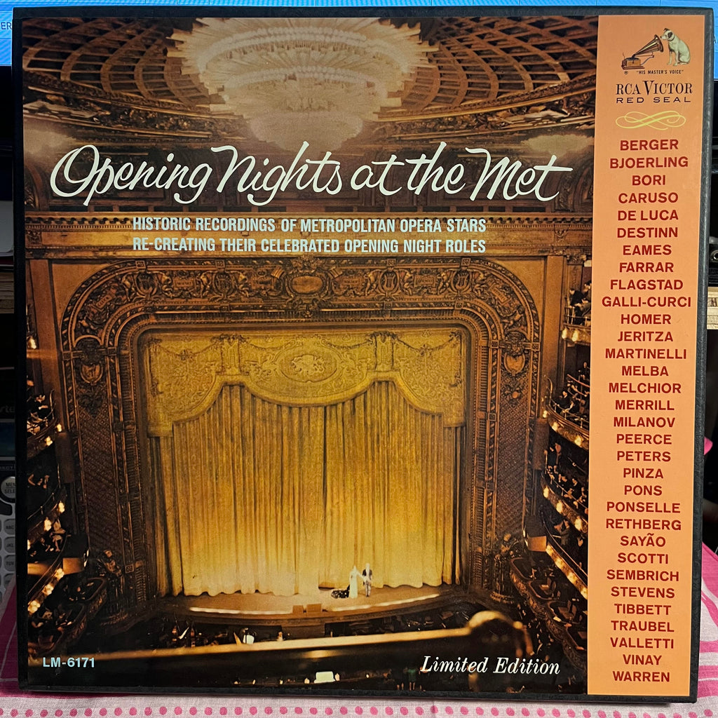 Various - Opening Nights At The Met *3XLP BOX/NUMBERED* | Near Mint (NM) Near Mint (NM)