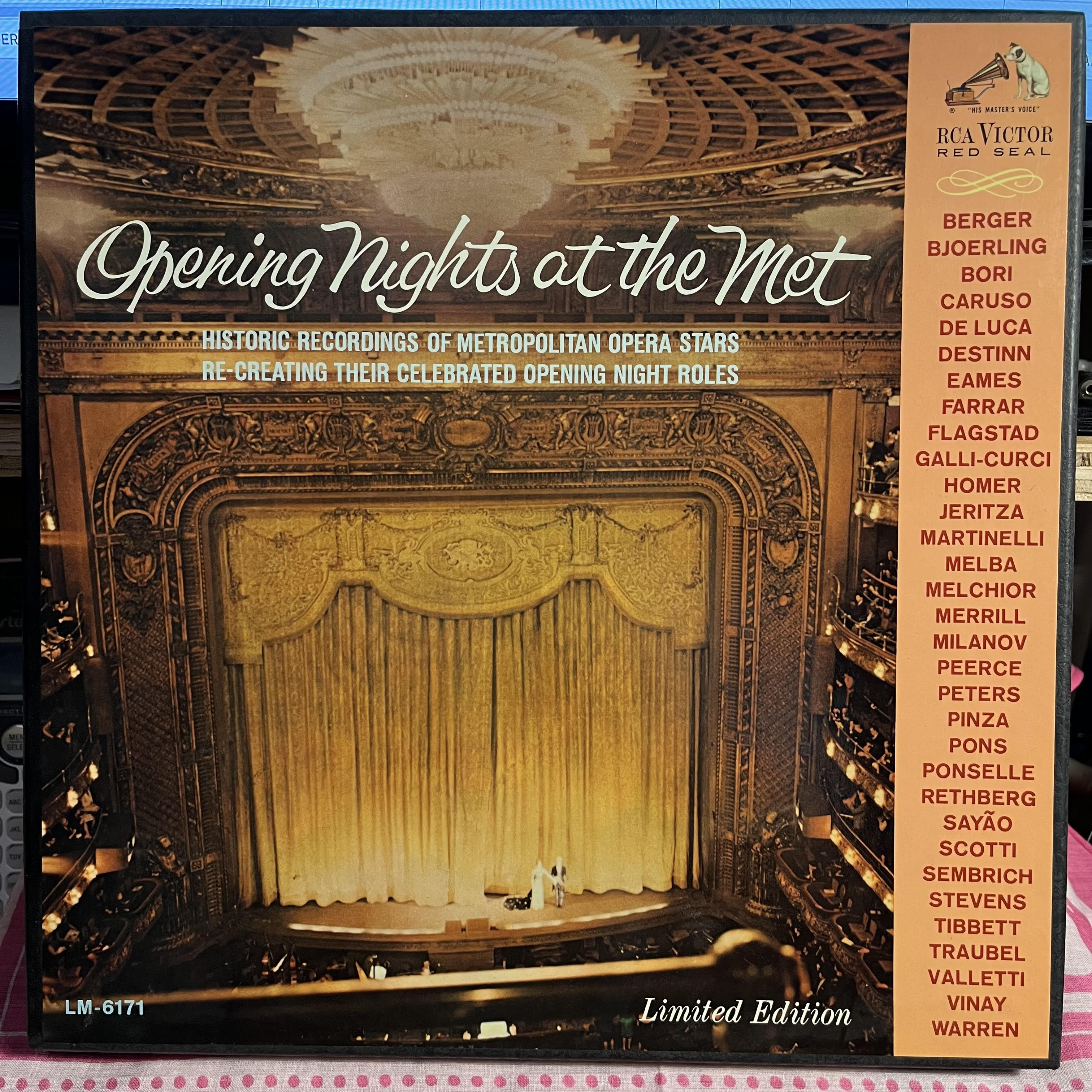 Various - Opening Nights At The Met *3XLP BOX/NUMBERED* | Near Mint (NM) Near Mint (NM)