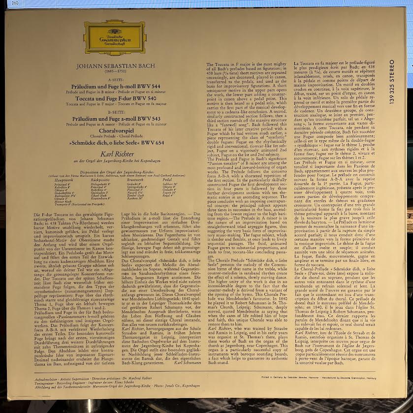 Johann Sebastian Bach - Orgelwerke (Vol. 2) | Near Mint (NM) Near Mint (NM)