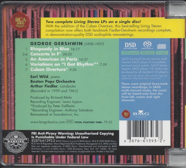Arthur Fiedler - Rhapsody In Blue *SACD* | Near Mint (NM) Near Mint (NM)