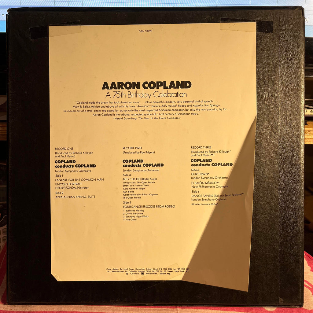 Aaron Copland - Copland Conducts Copland - A 75th Birthday Celebration | Near Mint (NM) Excellent (EX)