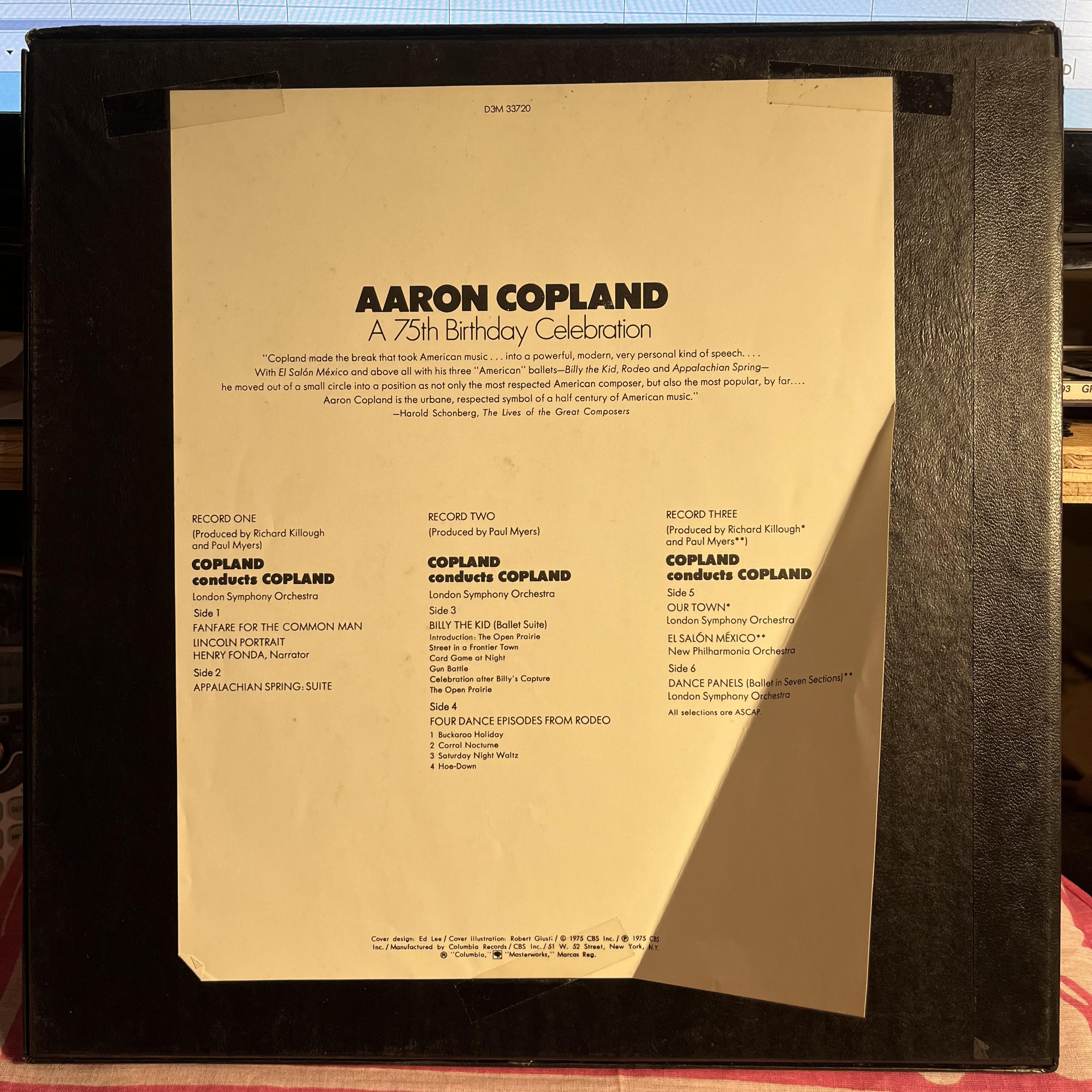 Aaron Copland - Copland Conducts Copland - A 75th Birthday Celebration | Near Mint (NM) Excellent (EX)