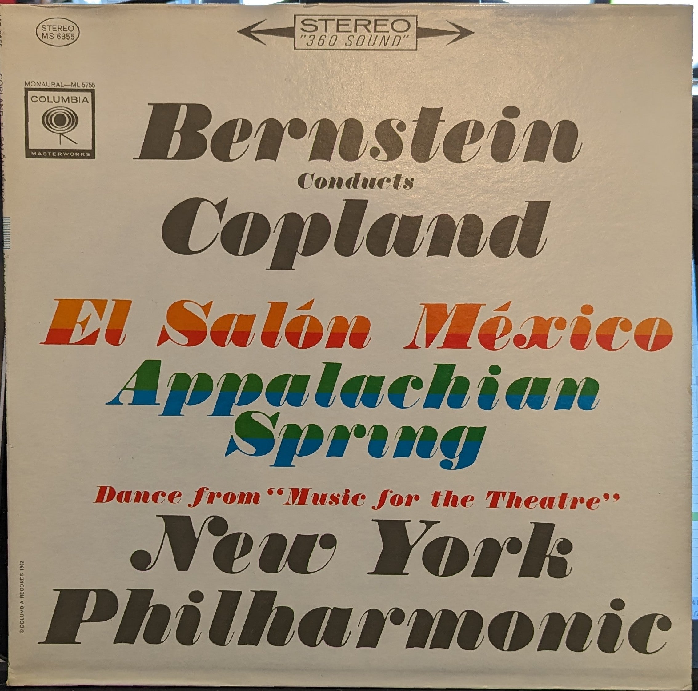 Leonard Bernstein - El Salón México / Appalachian Spring / Dance From "Music For The Theatre" *STEREO* | Near Mint (NM) Near Mint (NM)
