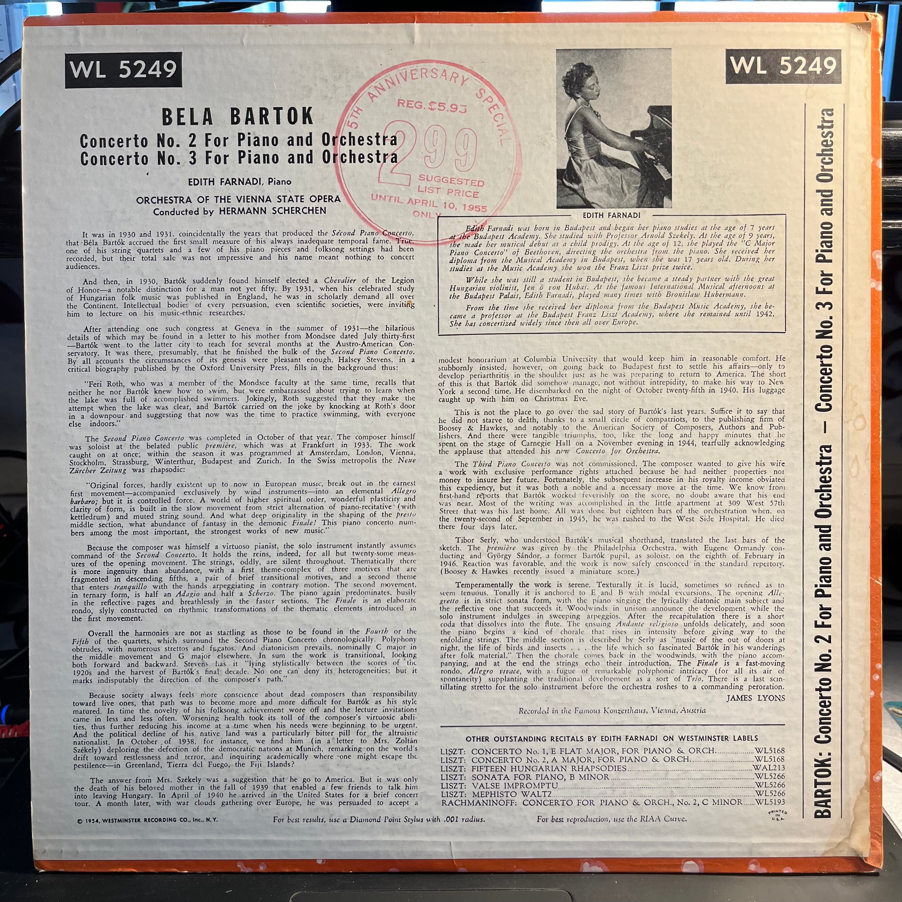 Concerto No. 2 For Piano And Orchestra / Concerto No. 3 For Piano And Orchestra | Near Mint (NM) Near Mint (NM)