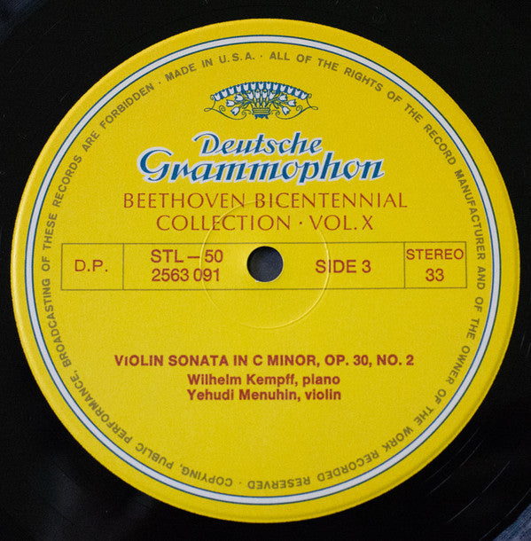 Ludwig Van Beethoven - Music For Violin And Cello Part 1 *BOX* | Near Mint (NM) Very Good Plus (VG+)