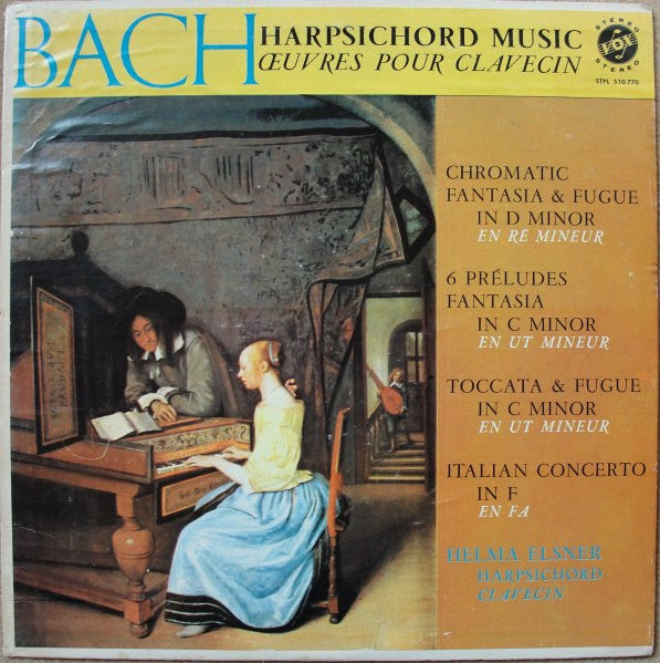 Johann Sebastian Bach - Harpsichord Music / Œuvres Pour Clavecin | Near Mint (NM) Near Mint (NM)