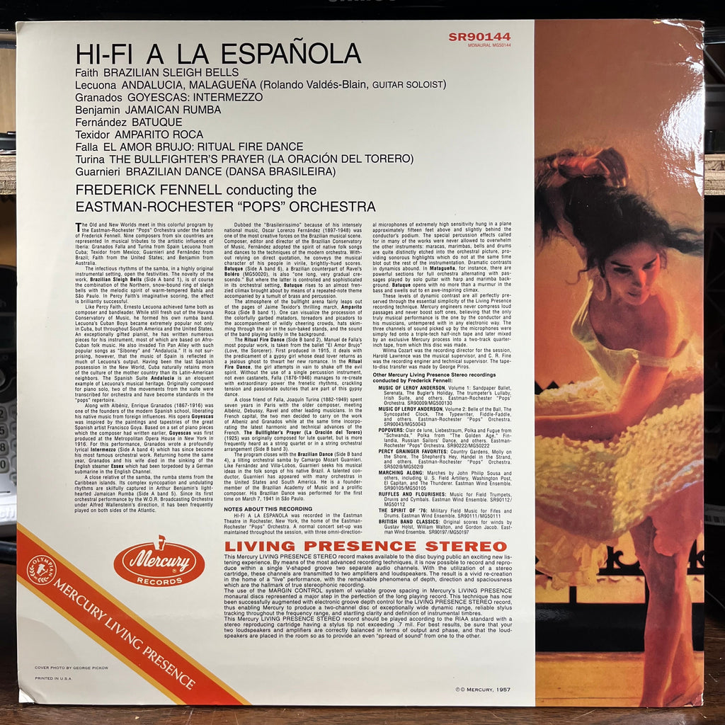 Frederick Fennell - Hi-Fi A La Espaňola (VINYL) | Near Mint (NM) Excellent+ (EX+)