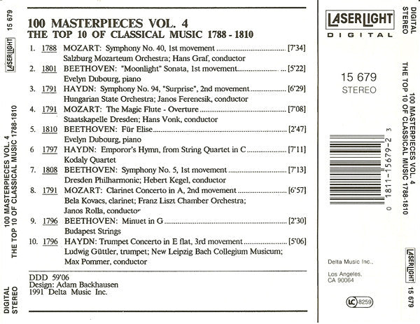 Various - The Top 100 Masterpieces Of Classical Music: 1685-1928 *10XCD BOX* | Near Mint (NM) Near Mint (NM)