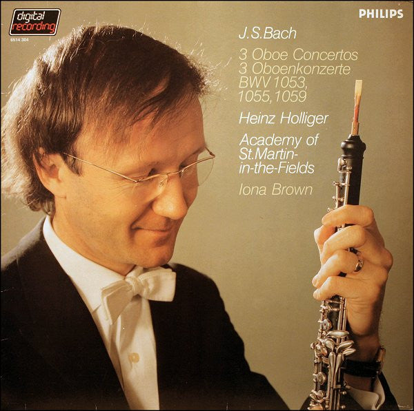 Johann Sebastian Bach - 3 Oboe Concertos / 3 Oboenkonzerte (BWV 1053, 1055, 1059) | Near Mint (NM) Near Mint (NM)