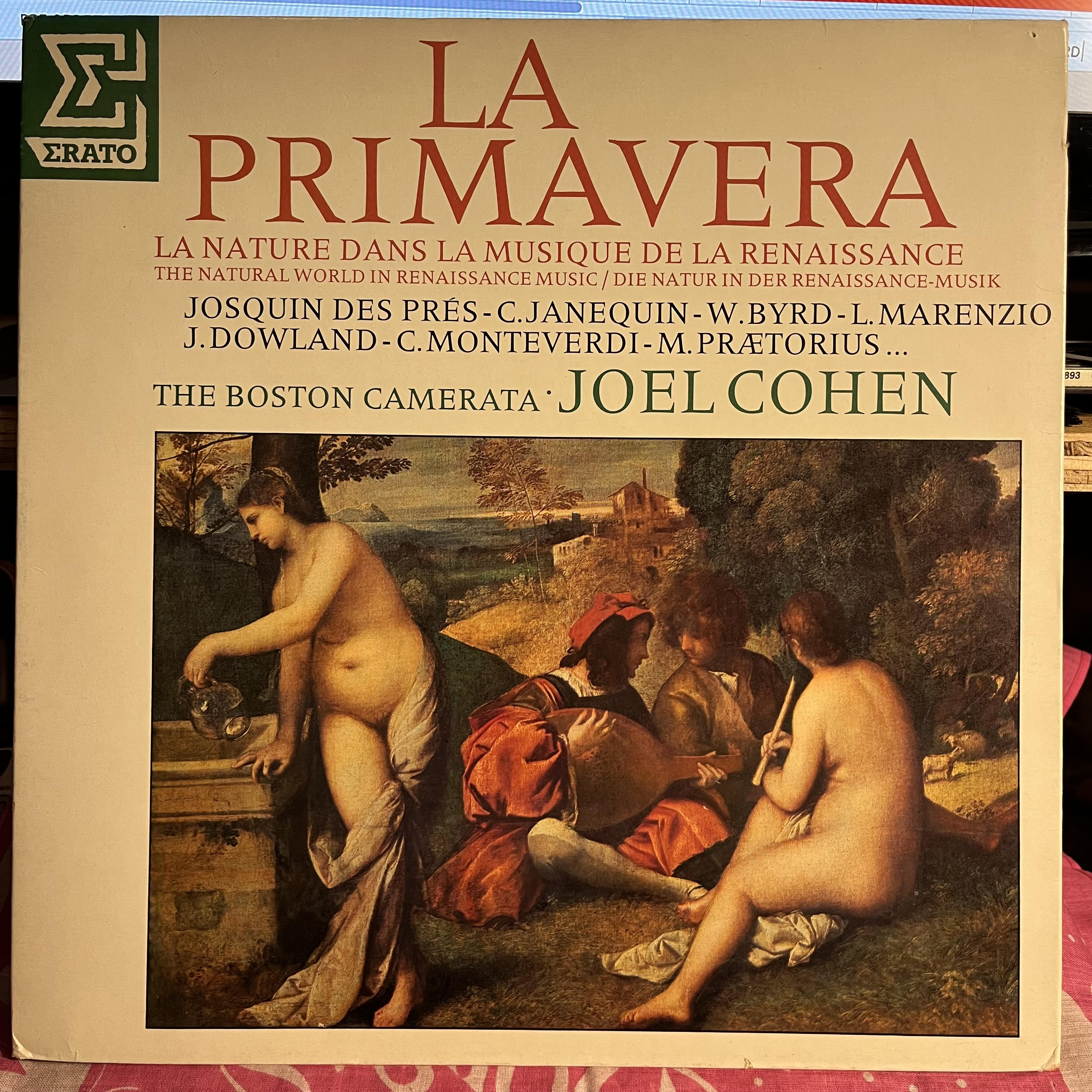 Boston Camerata - La Primavera (La Nature Dans La Musique De La Renaissance) | Near Mint (NM) Near Mint (NM)