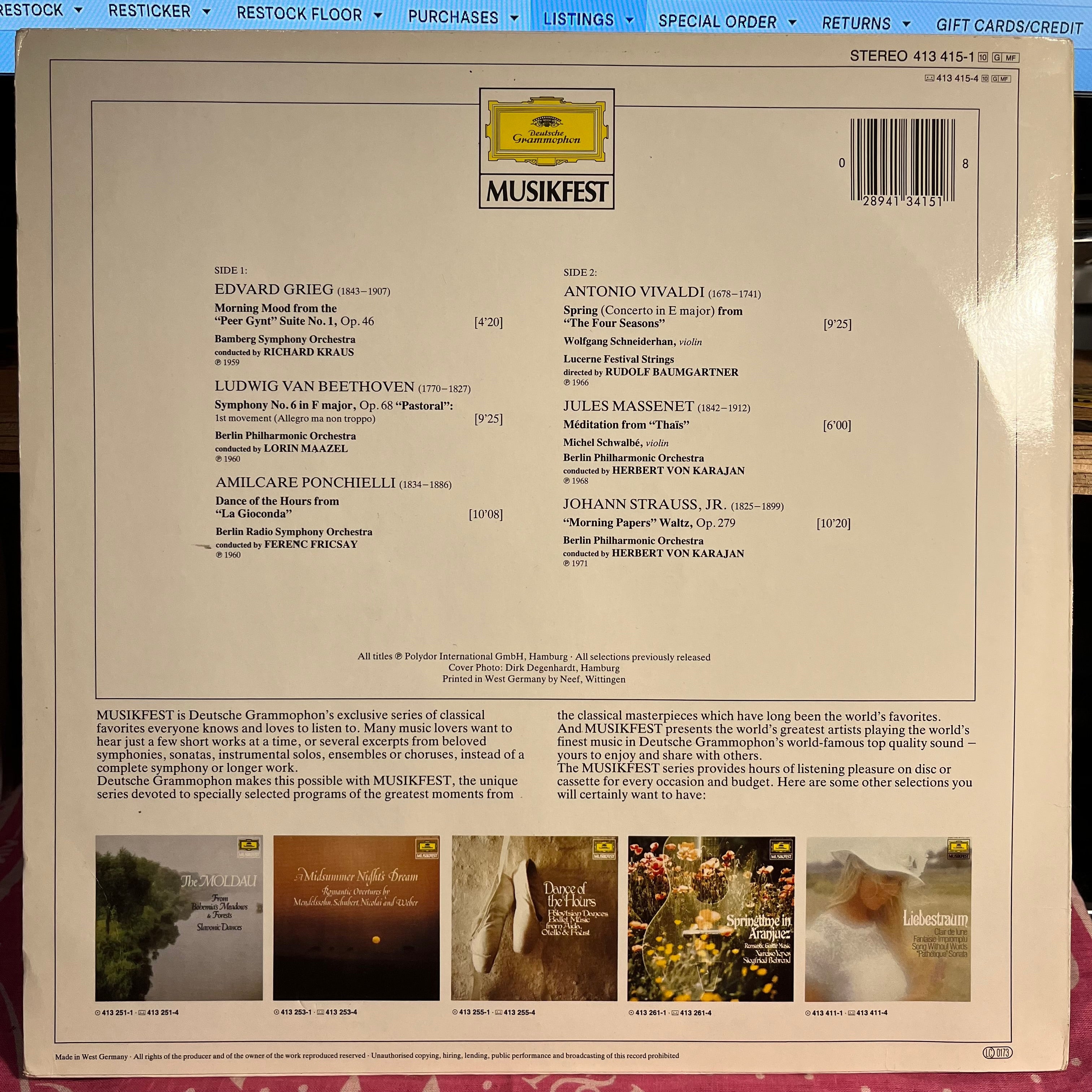 Morning Moods *GERMANY* | Near Mint (NM) Near Mint (NM)