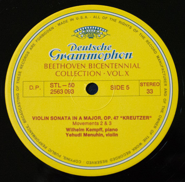Ludwig Van Beethoven - Music For Violin And Cello Part 1 *BOX* | Near Mint (NM) Very Good Plus (VG+)