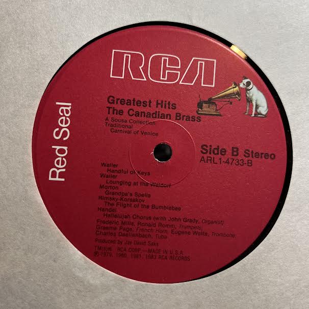 The Canadian Brass - Greatest Hits (VINYL) | Near Mint (NM or M-)