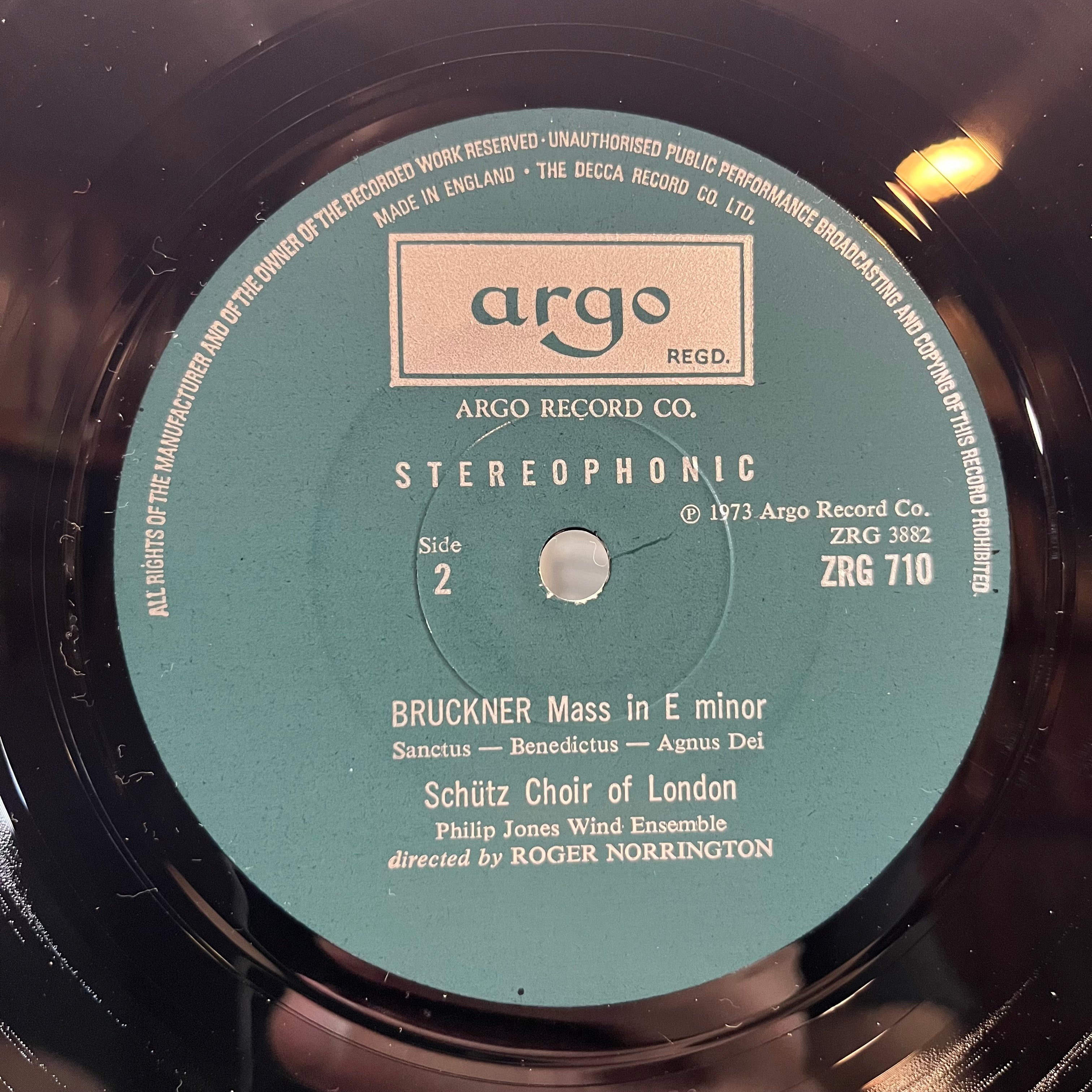 Anton Bruckner - Mass In E Minor (VINYL) | Near Mint (NM) Near Mint- (NM-)