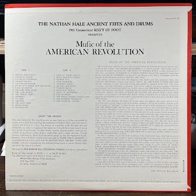 Nathan Hale - Music of the American Revolution (VINYL) | Near Mint (NM or M-)