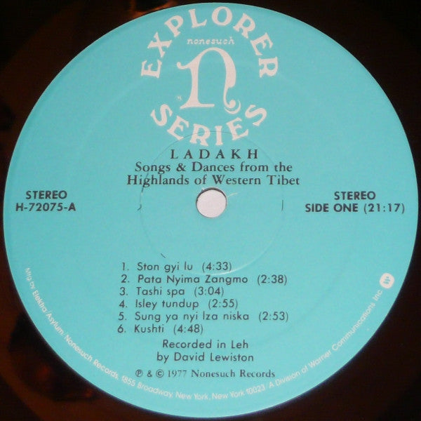 David Lewiston - Ladakh - Songs & Dances From The Highlands Of Western Tibet (VINYL) | Near Mint (NM) Near Mint (NM)