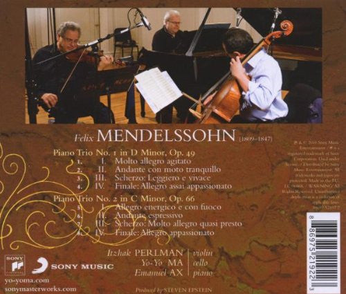 Felix Mendelssohn-Bartholdy - Piano Trios Op. 49 & 66 (CD) | Near Mint (NM)