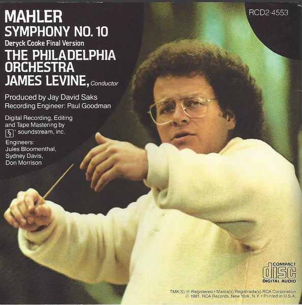 James Levine (2) - Symphony No. 10 (Deryck Cooke Final Version)(2xCD) | Near Mint (NM or M-)