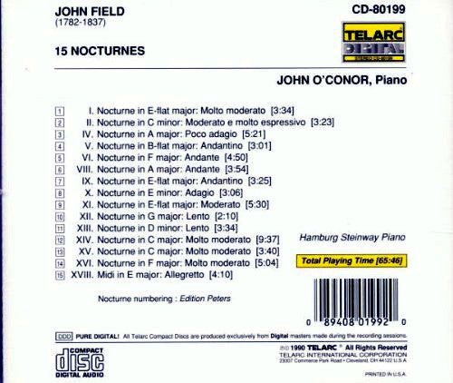 John Field (2) - 15 Nocturnes (CD) | Near Mint (NM) Near Mint (NM)