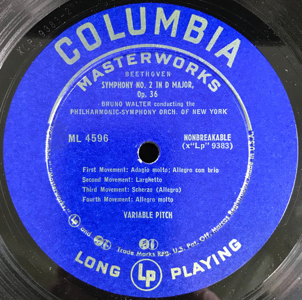 Ludwig van Beethoven - Symphonies No 2 In D Major, Op. 36 And No 4 In B-Flat Major, Op. 60 | Near Mint (NM) Excellent (EX)