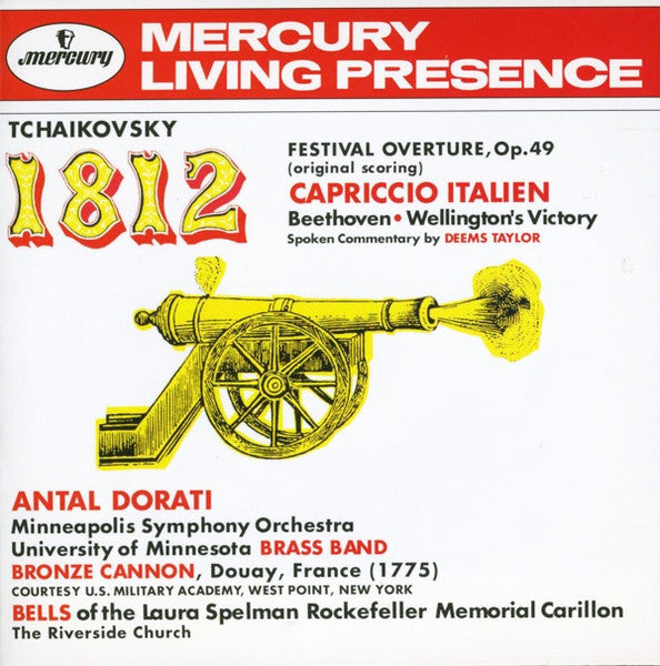 Pyotr Ilyich Tchaikovsky - 1812 Festival Overture, Op. 49 - Capriccio Italien - Wellington's Victory (CD) | Near Mint (NM) Near Mint (NM)