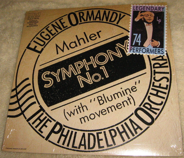 The Philadelphia Orchestra - Symphony No. 1: With The Long-Lost Original Second Movement, "Blumine" (Flower Piece) | Near Mint (NM) Near Mint (NM)