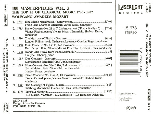 Various - The Top 100 Masterpieces Of Classical Music: 1685-1928 *10XCD BOX* | Near Mint (NM) Near Mint (NM)