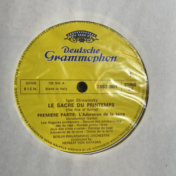 Herbert von Karajan - Le Sacre Du Printemps (VINYL) |