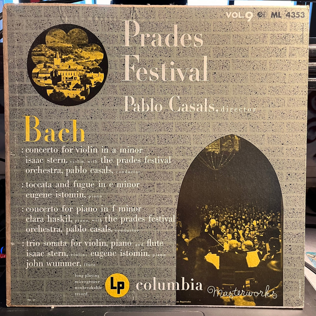 Johann Sebastian Bach - Prades Festival Vol. 9 | Near Mint (NM) Near Mint (NM)