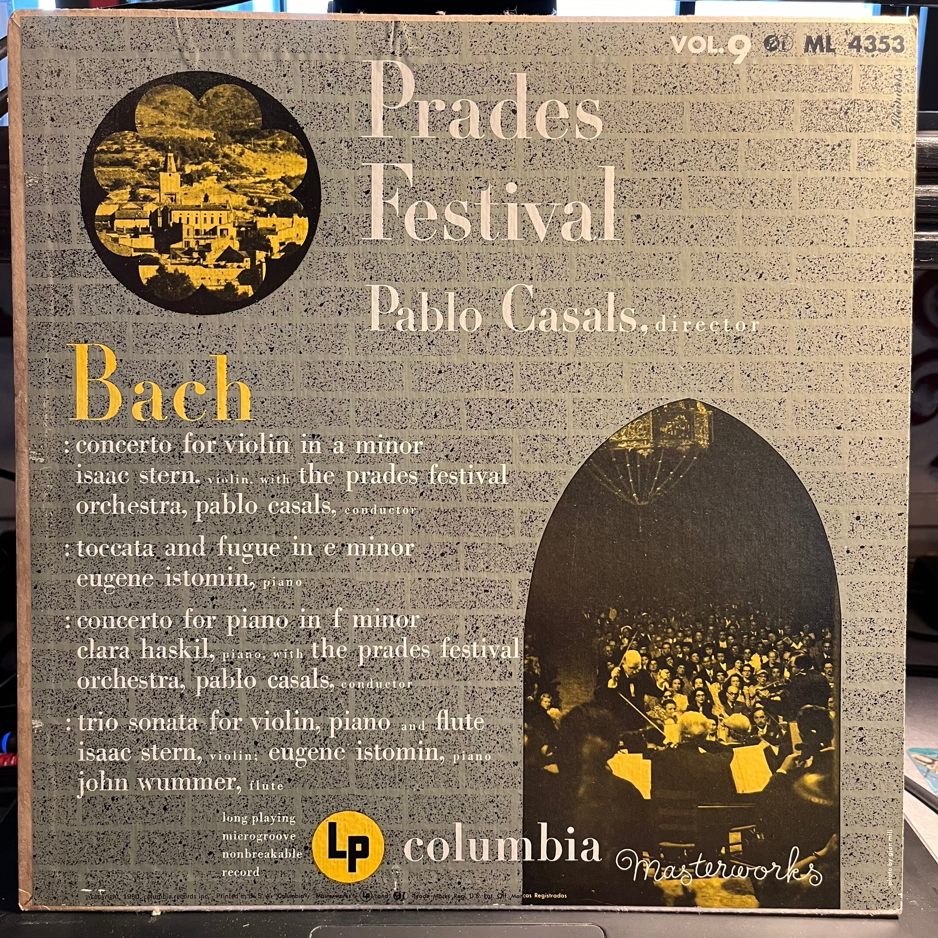 Johann Sebastian Bach - Prades Festival Vol. 9 | Near Mint (NM) Near Mint (NM)