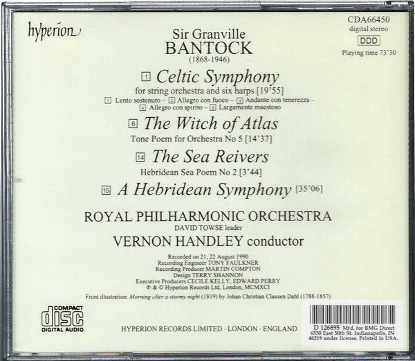 Granville Bantock - Hebridean Symphony / Celtic Symphony / The Witch Of Atlas / The Sea Reivers | Near Mint (NM)