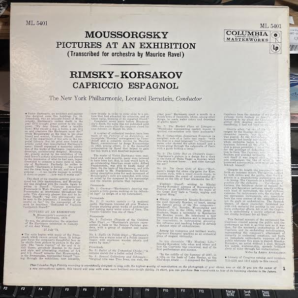 Pictures At An Exhibition · Capriccio Espagnol (VINYL) | Near Mint (NM or M-)