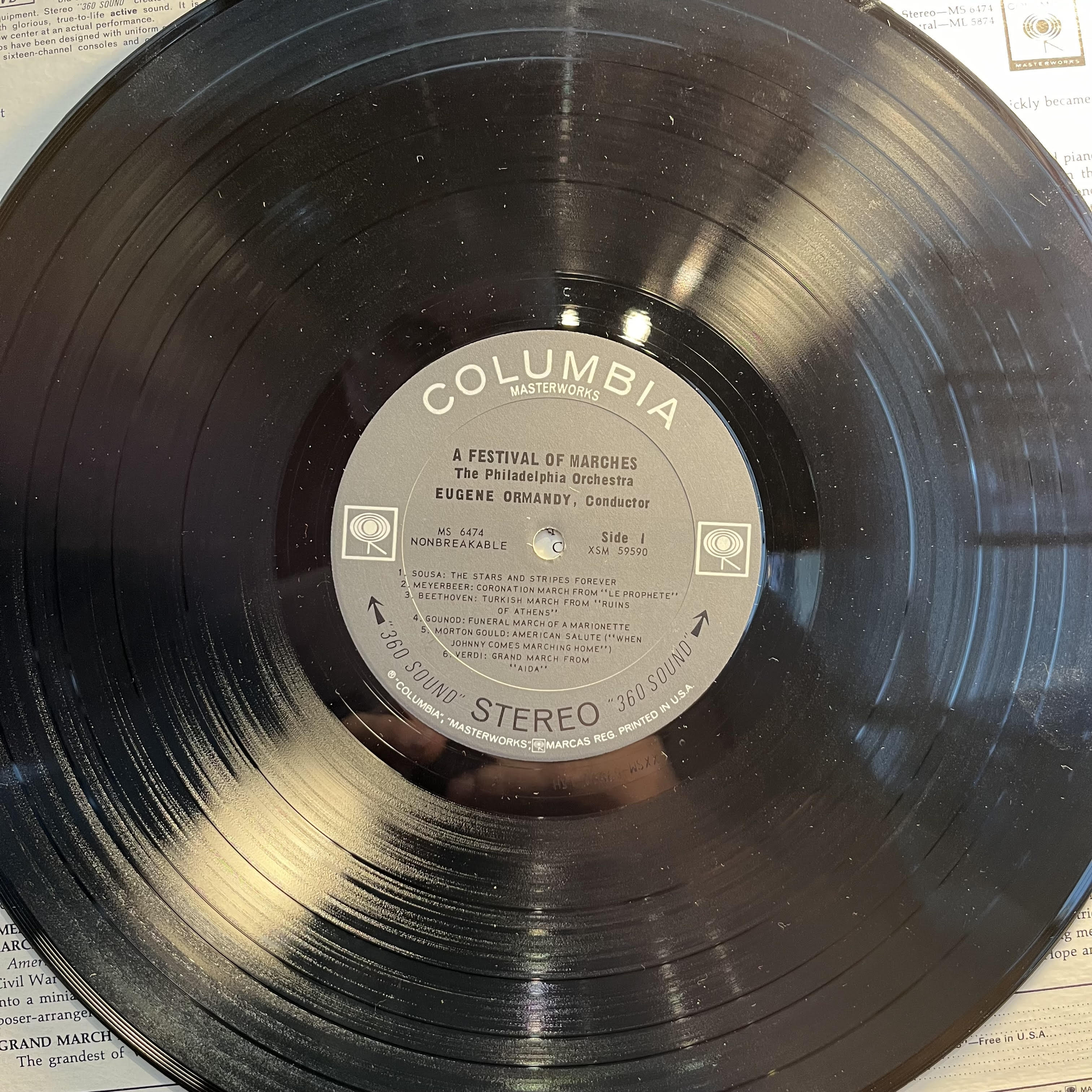 The Philadelphia Orchestra - A Festival Of Marches *STEREO* | Near Mint (NM) Excellent (EX)
