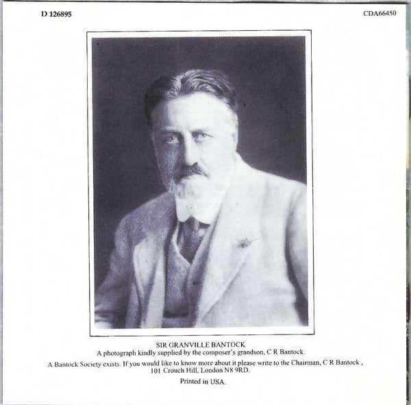 Granville Bantock - Hebridean Symphony / Celtic Symphony / The Witch Of Atlas / The Sea Reivers | Near Mint (NM)