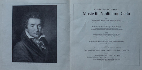Ludwig Van Beethoven - Music For Violin And Cello Part 1 *BOX* | Near Mint (NM) Very Good Plus (VG+)