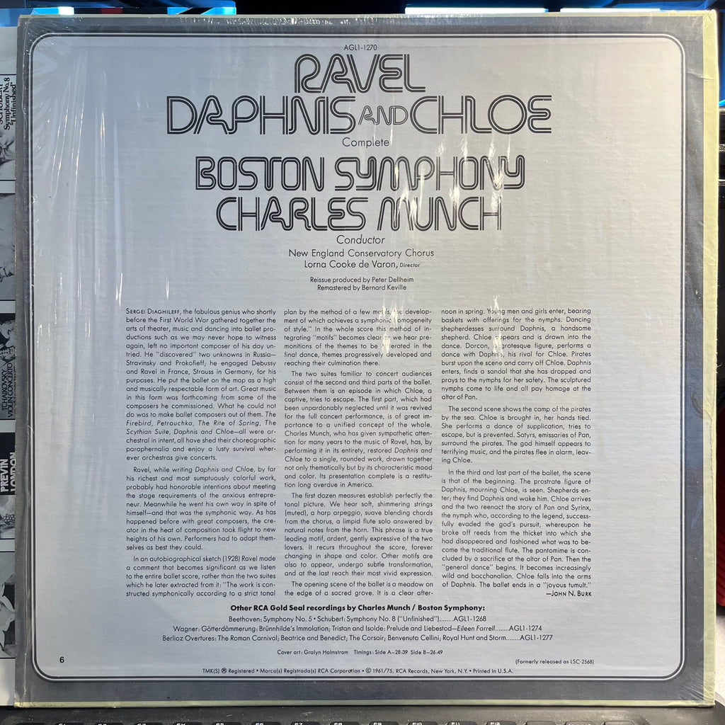 Maurice Ravel - Daphnis And Chloe Complete | Near Mint (NM) Near Mint (NM)