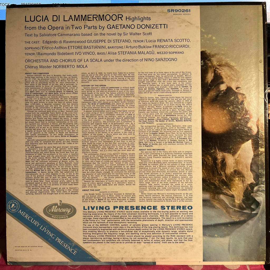Teatro Alla Scala - Highlights From Lucia Di Lammermoor | Near Mint (NM) Near Mint (NM)