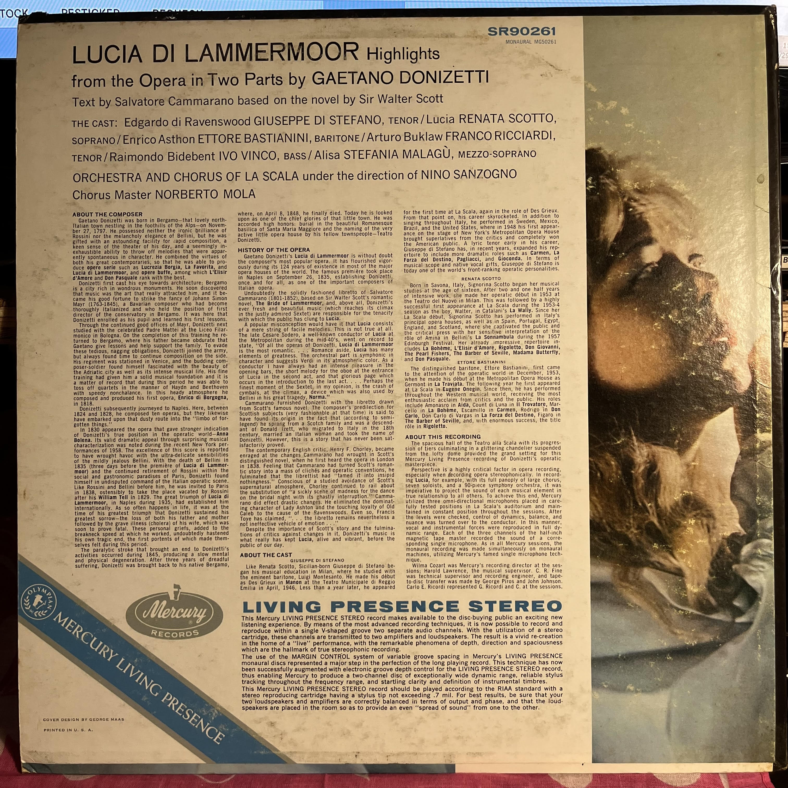Teatro Alla Scala - Highlights From Lucia Di Lammermoor | Near Mint (NM) Near Mint (NM)