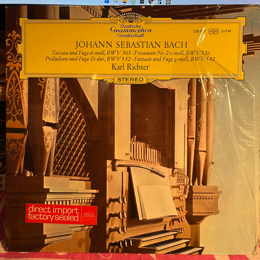 Johann Sebastian Bach - Toccata Und Fuge d-moll, BWV 565 · Triosonate Nr. 2 c-moll, BWV 526 · Präludium Und Fuge D-dur, BWV 532 · Fantasie Und Fuge g-moll, BWV 542 *SHRINK/GERMANY* | Near Mint (NM) Near Mint (NM)