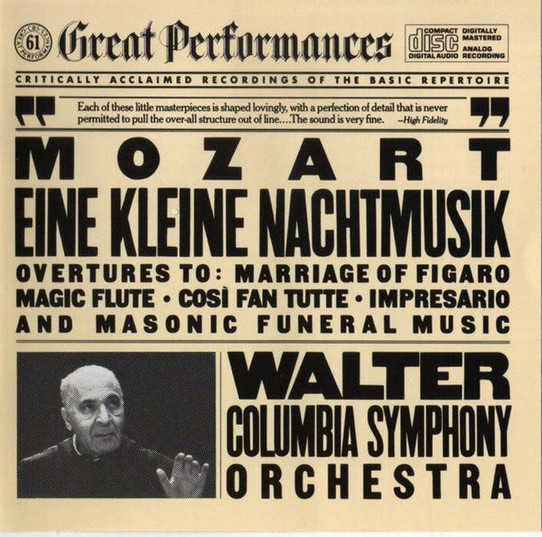 Wolfgang Amadeus Mozart - Eine Kleine Nachtmusik *CD* | Near Mint (NM) Near Mint (NM)
