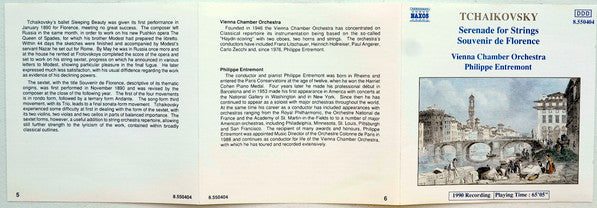 Pyotr Ilyich Tchaikovsky - Serenade For Strings / Souvenir De Florence (CD) | Near Mint (NM) Near Mint (NM)